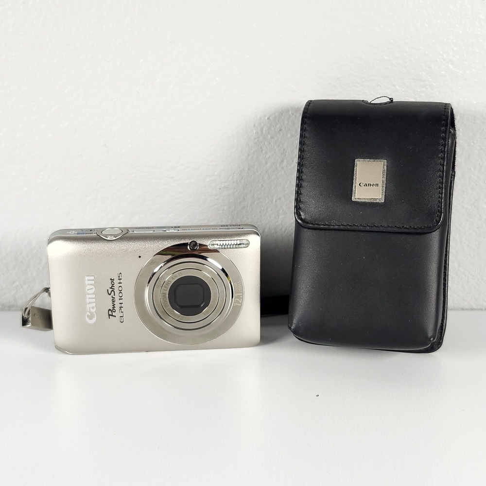 Canon PowerShot ELPH 100 HS 12.1MP 4X Zoom Digital Camera w/Battery UNTESTED